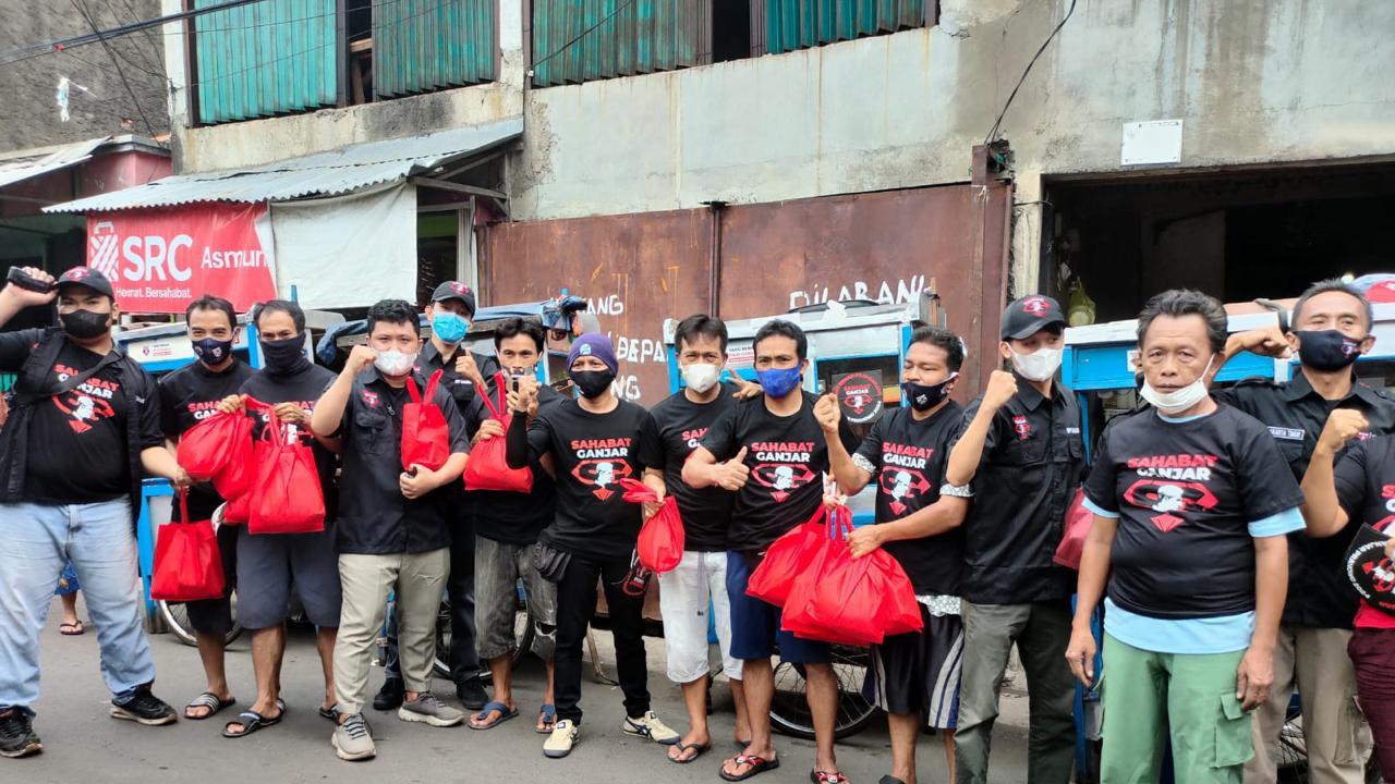 Sahabat Ganjar Bergerak Beri Bantuan di Jakarta dan Yogya, Sasar Pelaku UMKM